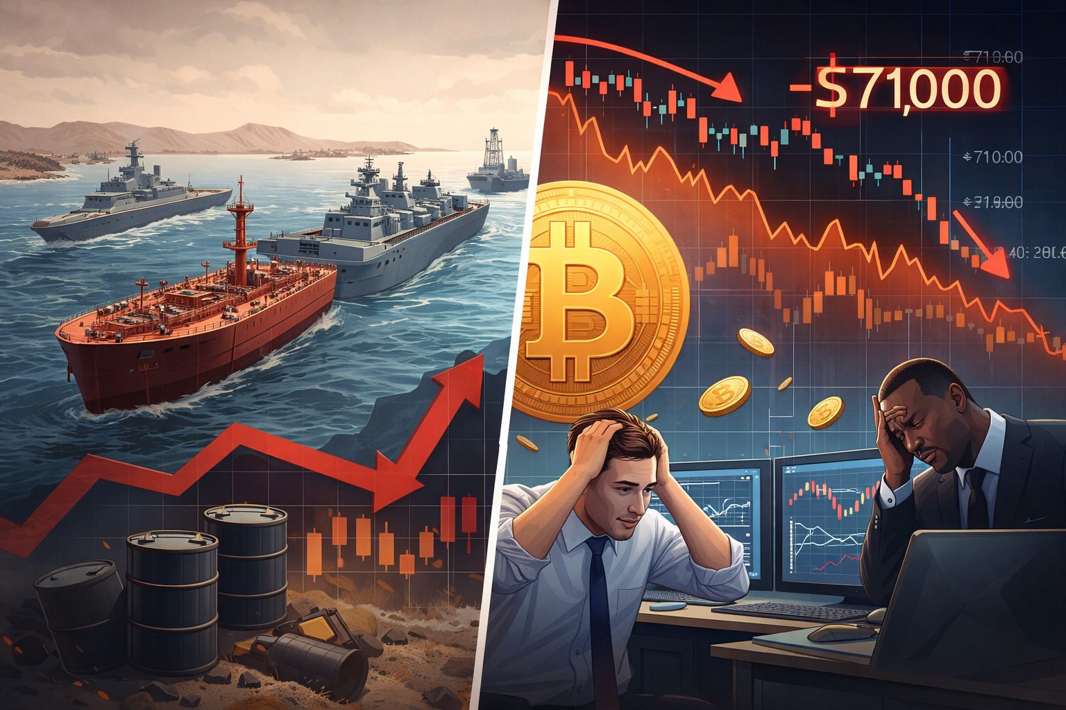 Bitcoin at $71K After the Hormuz Shock: Why Fast Non-Custodial Swaps Matter More in Risk-Off Markets