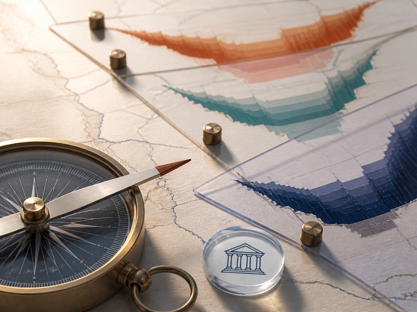 A market map connecting tokenized assets, liquidity venues, and route decisions