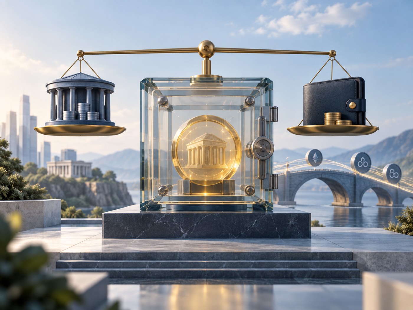 Tokenized collateral route