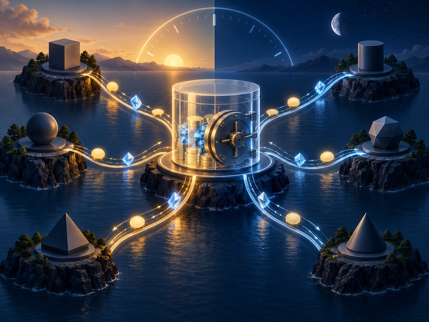 Cross-chain liquidity connecting tokenized assets and stablecoin funding